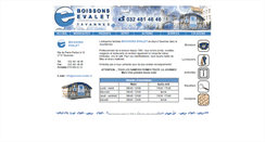Desktop Screenshot of boissons-evalet.ch